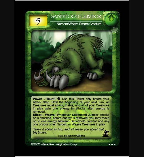 Sabertooth Jumbor - Naroom